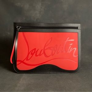 Christian Louboutin Large Loubizness Pouch Clutch